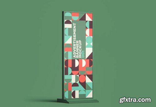 Advertisement Banner Mockup 001