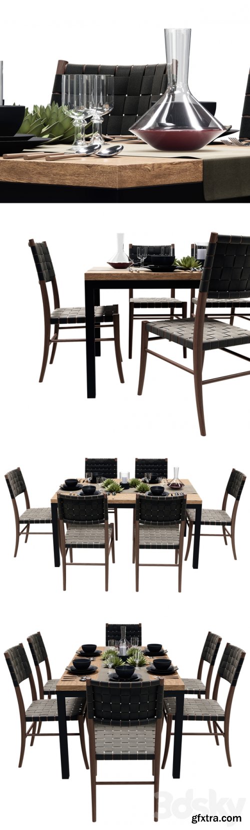 Crate and Barrel Dining Table