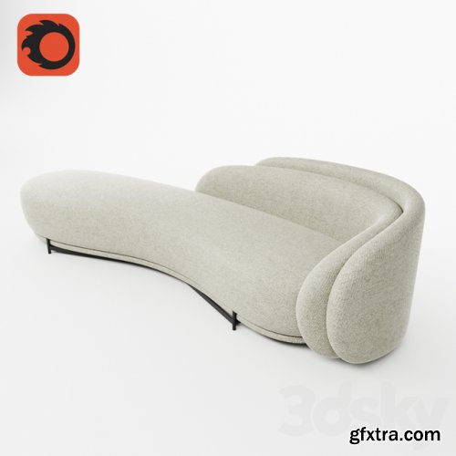 Paolo Ferrari Layered Back Sofa