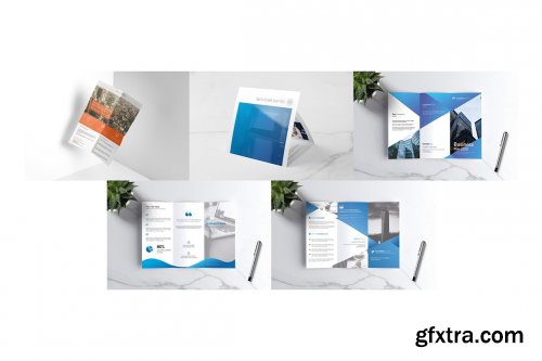 CreativeMarket - Fold & Flyer Brochure Bundle 5480573