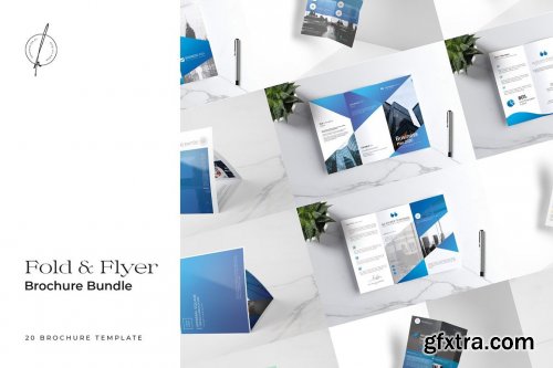 CreativeMarket - Fold & Flyer Brochure Bundle 5480573