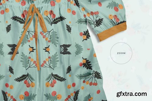 CreativeMarket - Female Puff Shoulder Blouse Mockup 4140447