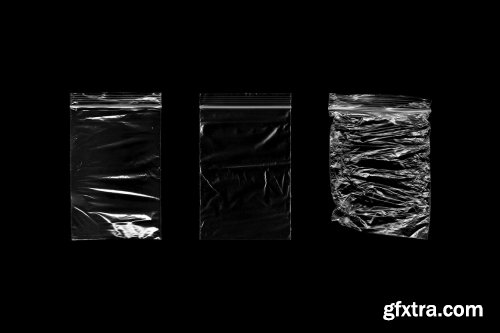 CreativeMarket - Ziplock Plastic Bag Textures 6502289