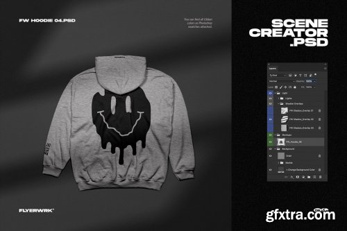 CreativeMarket - Hoodie Mockup - Gildan 18500 6499378