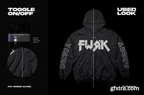 CreativeMarket - Hoodie Mockup - Gildan 18500 6499378