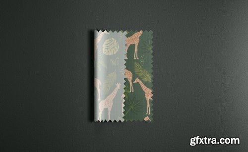 CreativeMarket - Fabric Swatches Mockup 6482265