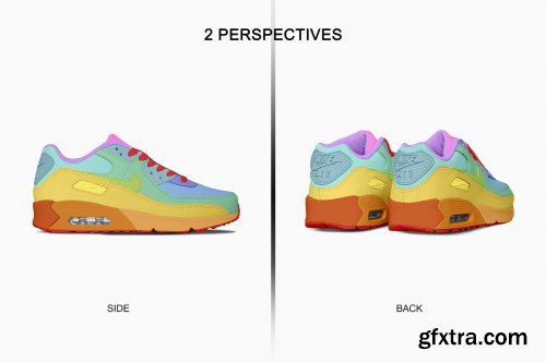 CreativeMarket - Nike Air Max 90 | Photoshop Mockup 6411688