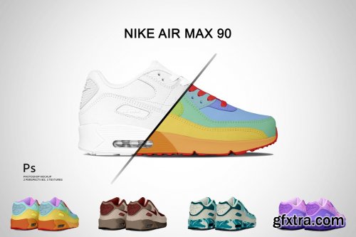 CreativeMarket - Nike Air Max 90 | Photoshop Mockup 6411688