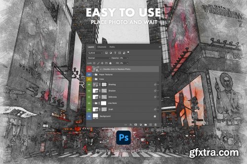 CreativeMarket - Photoshop Sketch Effect Creator 6284312