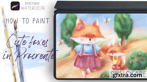 Children's Book Illustration - Create a Cute Fox Character in Procreate 