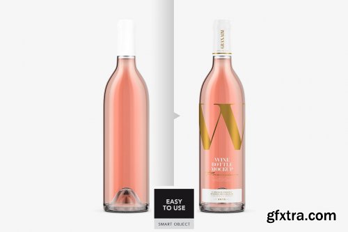 CreativeMarket - Rose Wine - Mockup 6494776