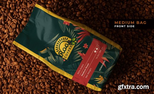 CreativeMarket - Coffee Package Mockup Set 6481546