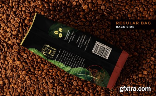 CreativeMarket - Coffee Package Mockup Set 6481546