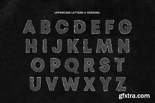 CreativeMarket - TORN PNG LETTERS PACK 6110497