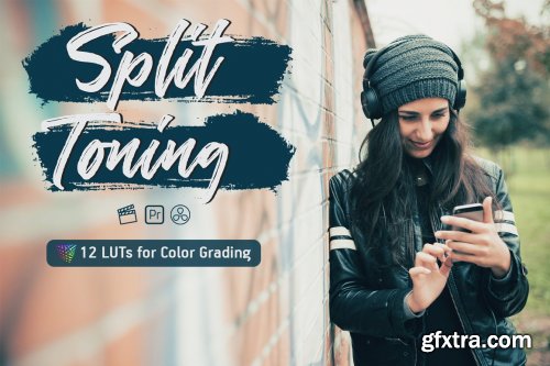 CreativeMarket - Split Toning Video LUTs 6464979