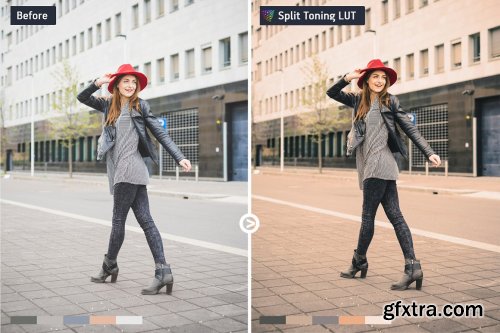 CreativeMarket - Split Toning Video LUTs 6464979