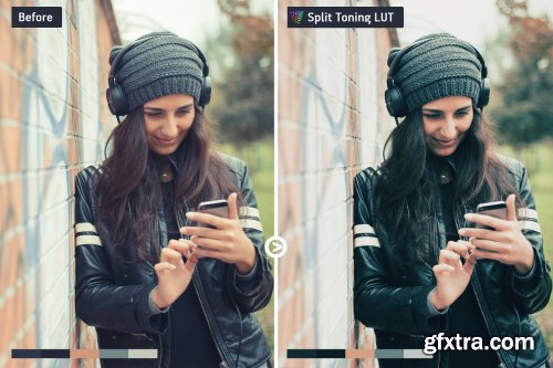 CreativeMarket - Split Toning Video LUTs 6464979