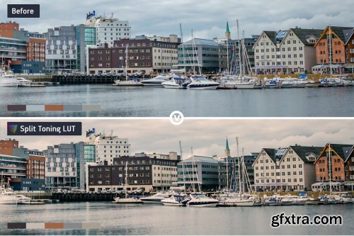 CreativeMarket - Split Toning Video LUTs 6464979