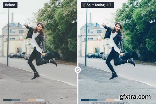 CreativeMarket - Split Toning Video LUTs 6464979