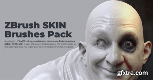 ZBrushguides – ZBrush SKIN Brushes Pack (human)