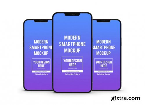 iPhone Mockup Template Set