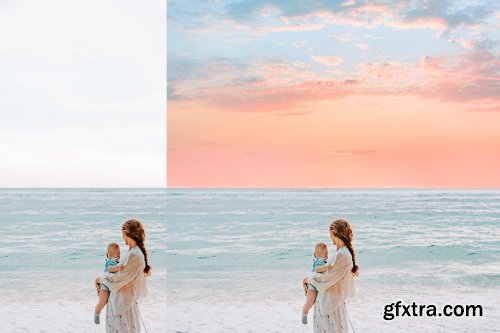 CreativeMarket - 30 Dreamy Pastel Sky Overlays 6252243