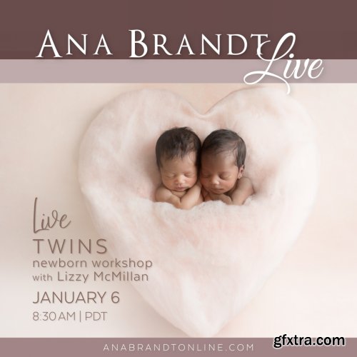 Live Newborn Twin Posing Workshop - Ana Brandt