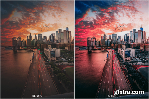 CreativeMarket - 35 CITYSCAPE LUTS BUNDLE 6434089