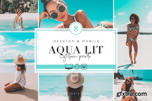 CreativeMarket - AQUA LIT - Lightroom Presets 6425031