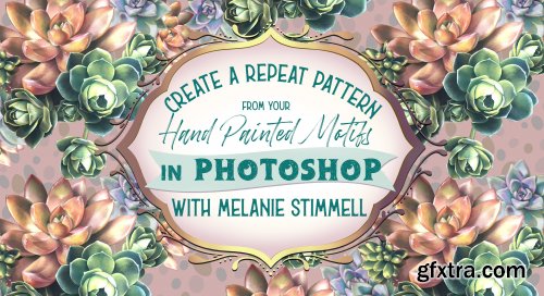  Create a Repeat Pattern in Photoshop from Hand Painted Motifs