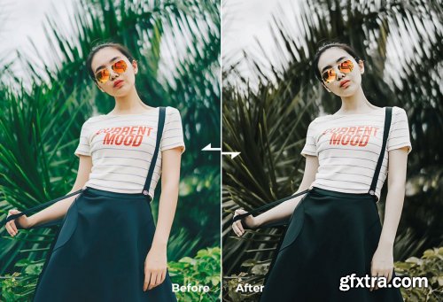 Classic Green - Actions & Lightroom Preset