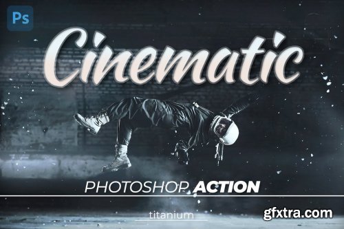 Titanium Cinematic Coloring Photoshop Action