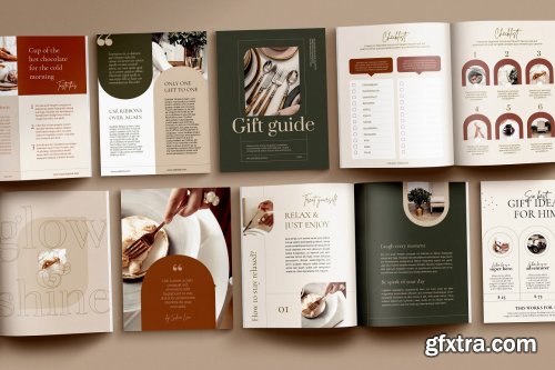 CreativeMarket - Holiday Gift Guide / CANVA, InDesign 5583184