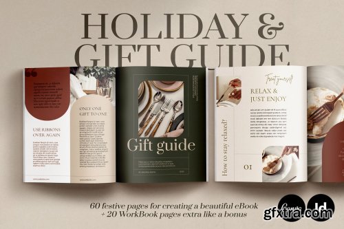 CreativeMarket - Holiday Gift Guide / CANVA, InDesign 5583184