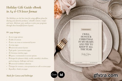 CreativeMarket - Holiday Gift Guide / CANVA, InDesign 5583184