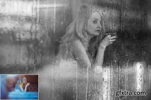 CreativeMarket - Raindrops on the Window Overlays 6521973