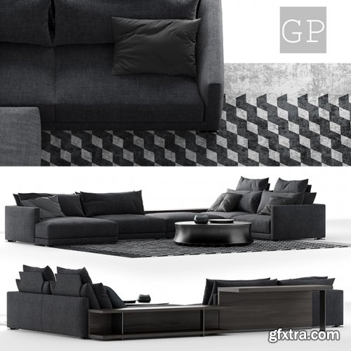 Poliform Bristol Composiiton-B Sofa