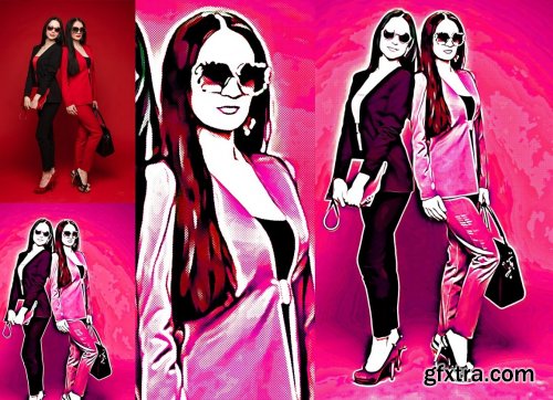 CreativeMarket - Comic Effect Photoshop Action 5183708