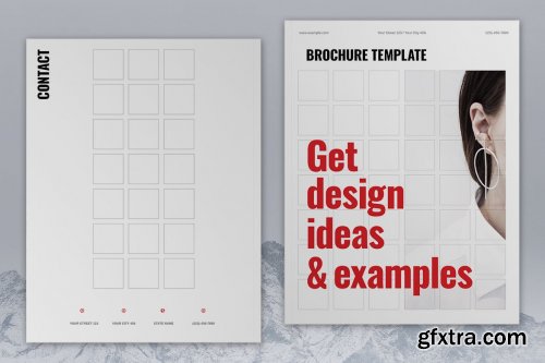 Red Business Brochure Layout