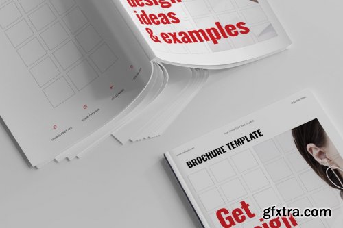 Red Business Brochure Layout