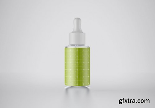 Glass Dropper Bottle Mockup