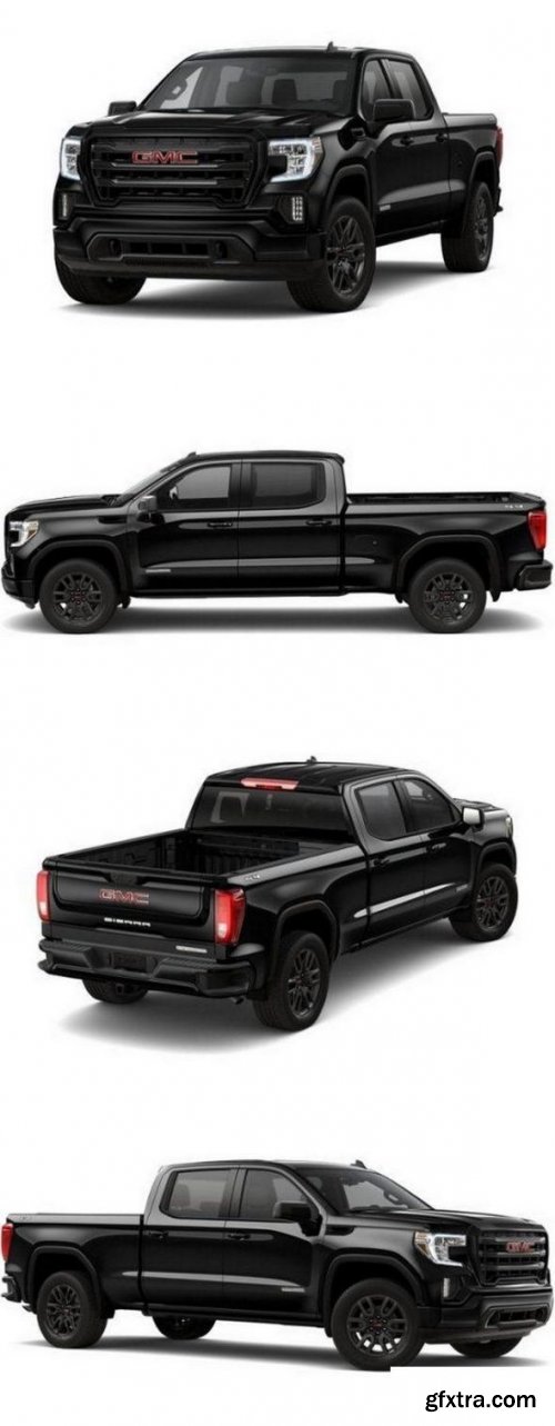 GMC Sierra Crew Elevation 1500 2020 3D Model