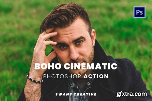 Boho Cinematic Photoshop Action