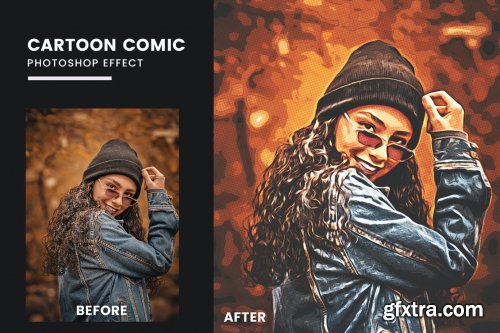 Cartoon Comic Book Photoshop Effect