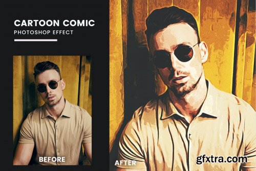 Cartoon Comic Book Photoshop Effect