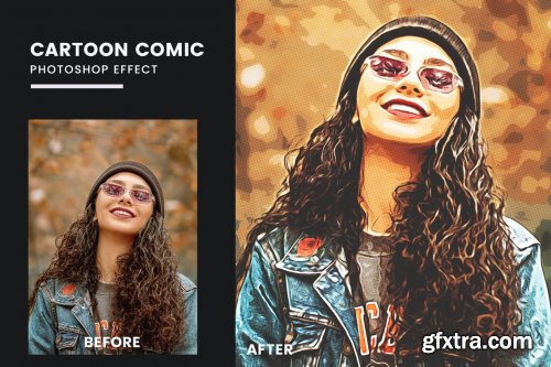 Cartoon Comic Book Photoshop Effect