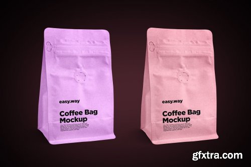 CreativeMarket - Coffee Bag PSD Mockups 6024410