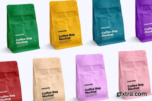 CreativeMarket - Coffee Bag PSD Mockups 6024410