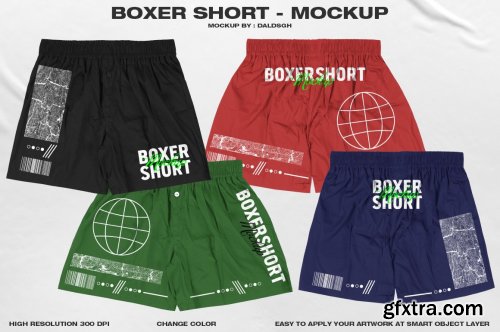 CreativeMarket - Boxer Short - Mockup 6316475