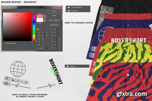 CreativeMarket - Boxer Short - Mockup 6316475